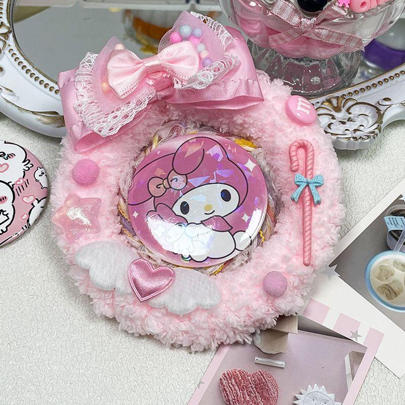 Handmade Donut Badge Holder – Ita Bag Decoration Base for 2.28-2.95 inch (58mm-75mm) Badges